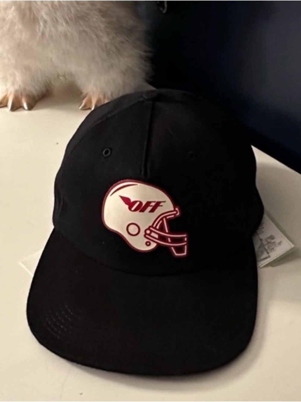 OFF-WHITE FOOTBALL ADJUSTABLE HAT VINTAGE 2013 Collection BRAND NEW 100%AUTHENT